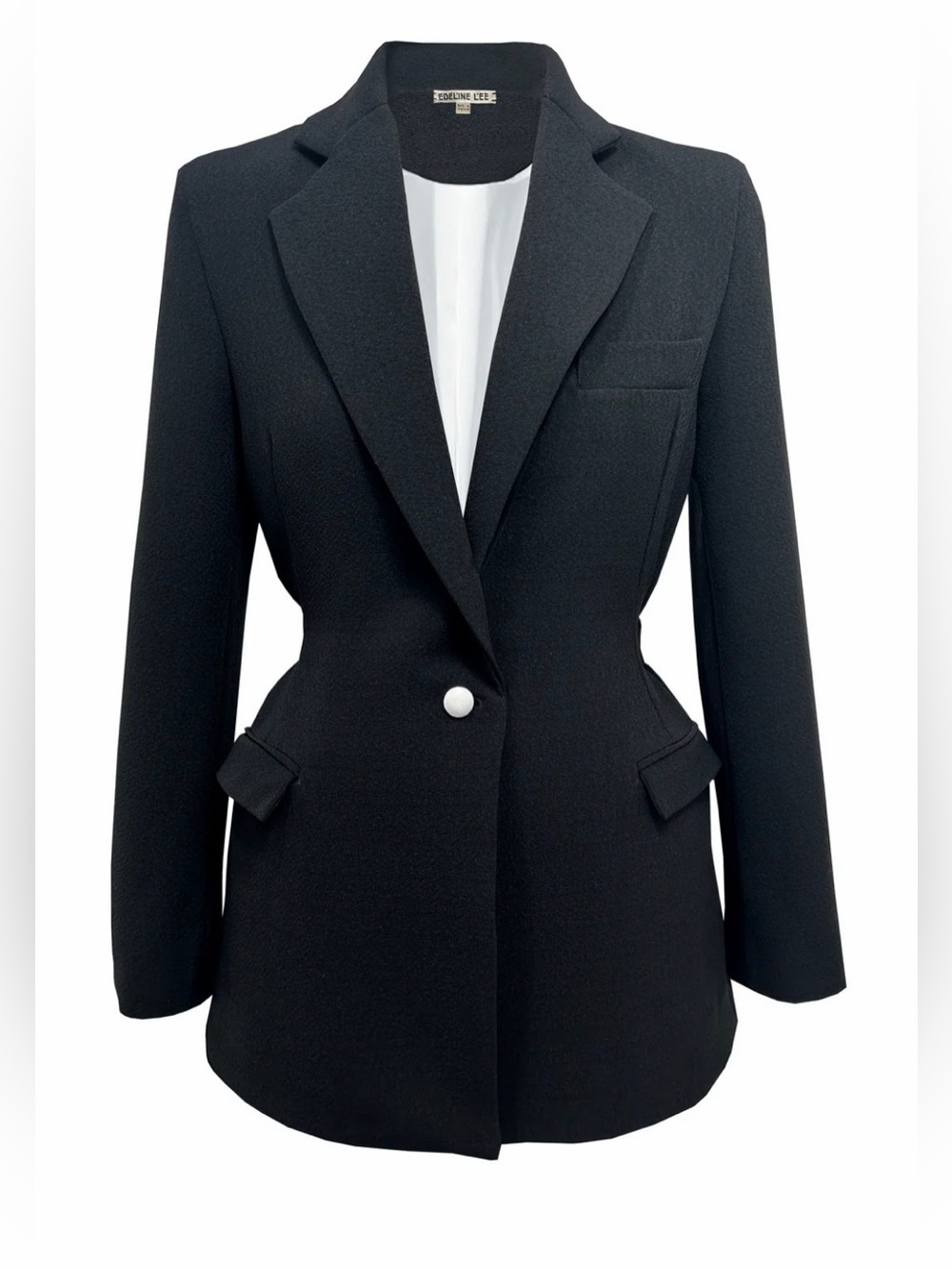 NWT LOLA JACKET In Black With Ruched Back Size 6US